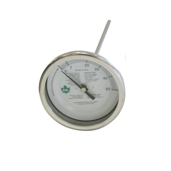 Picture of THERMOMETER 3" X 12" (0-50°F) 1/4" MIPT