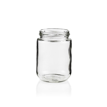 Picture of GLASS JAR 375ML SHORT ROUND 70TW (CS/12)