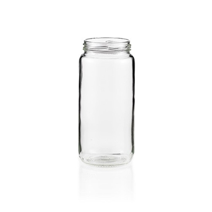 Picture of GLASS JAR 250ML LONG ROUND  53TW (CS/12)