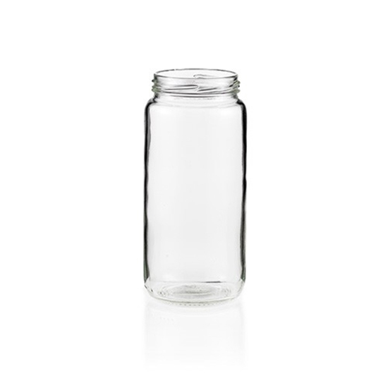 Picture of GLASS JAR 375ML LONG ROUND 58MMTW (CS/12)