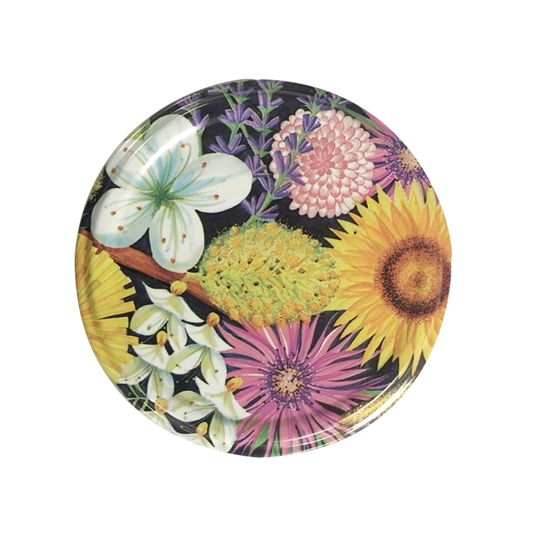 Picture of METAL LID 70MM W-FLOWER TW (FIORI RTS)