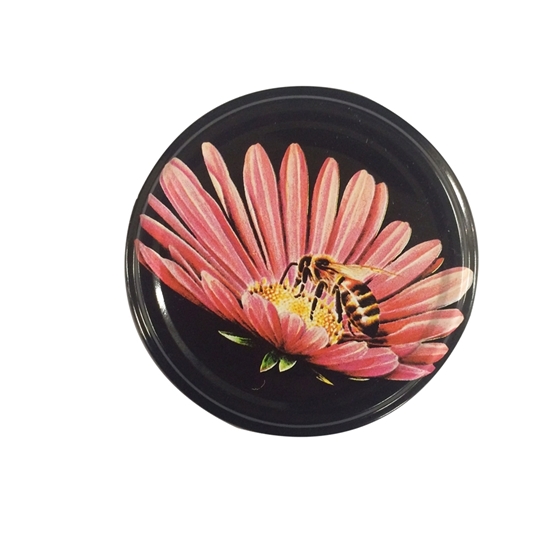 Picture of METAL LID 82MM PURPLE CONE FLOWER TW
