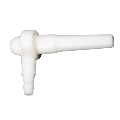 Picture of 3/16'' WHITE MAXFLOW SPOUT  WITH BARB