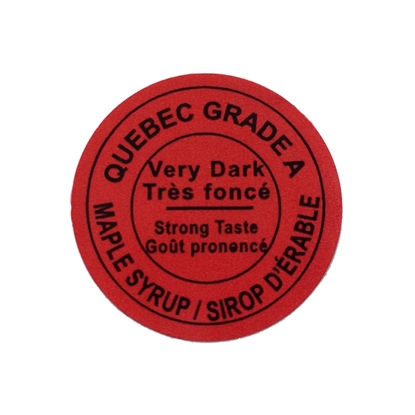 Picture of GRADING LABEL QUEBEC VERY DARK 2015 STANDARDS(RL/500)