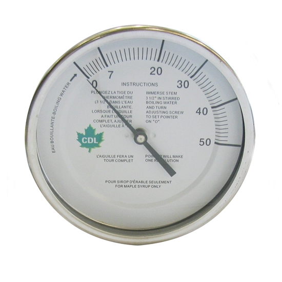 Picture of THERMOMETER 3" X 6" SYRUP