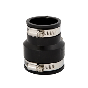 Picture of RUBBER COUPLING 2" X 1-1/2" + CLAMPS