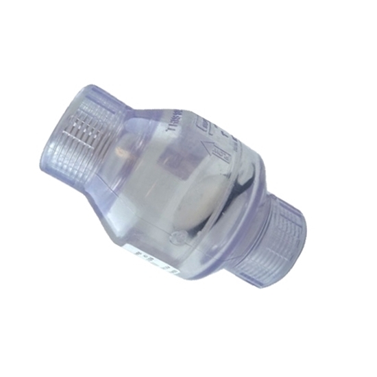 Picture of PVC CHECK VALVE 3" CLEAR SLIP