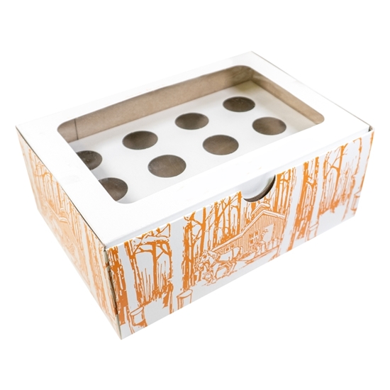 Picture of BOX WITH WINDOW FOR 6 CONES (PK/25)