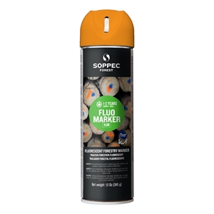 Picture of ORANGE FLUO FORESTERY SPRAY PAINT