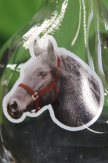 Picture of GLASS BOTTLE BASQ.250ML HORSE (CS/12)