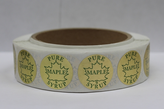 Picture of LABEL "PURE MAPLE SYRUP"