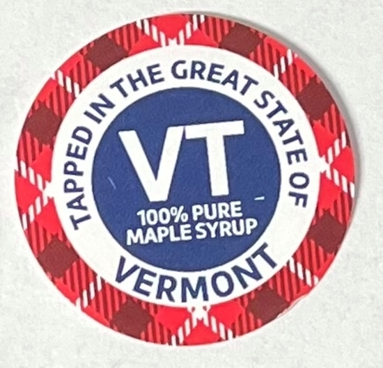 Picture of ROUND LABEL 1" VERMONT (500/R