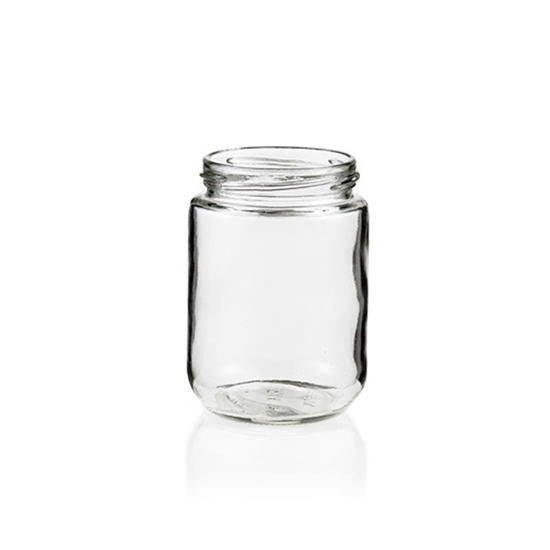 Picture of BOX OF 160 GLASS JAR 40ML SHORT ROUND